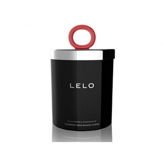 Lelo - Třpytivá Masážní svíčka - černý pepř & granátové jablko